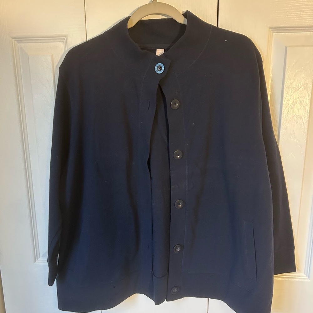 White Stag Midnight Blue Button-Up Cardigan
